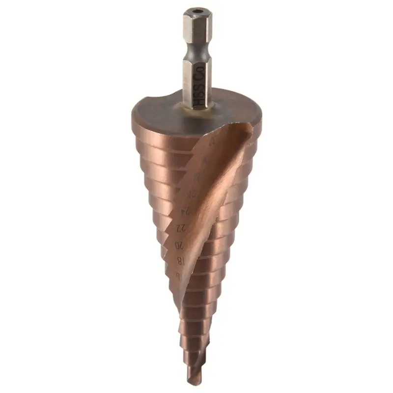 

Safe Material M35 HSS Co Step Drill Bit Cobalt Cone Drill Bits 4-32Mm Wood Stainless Steel Metal Hole Saw Tool Set Hex