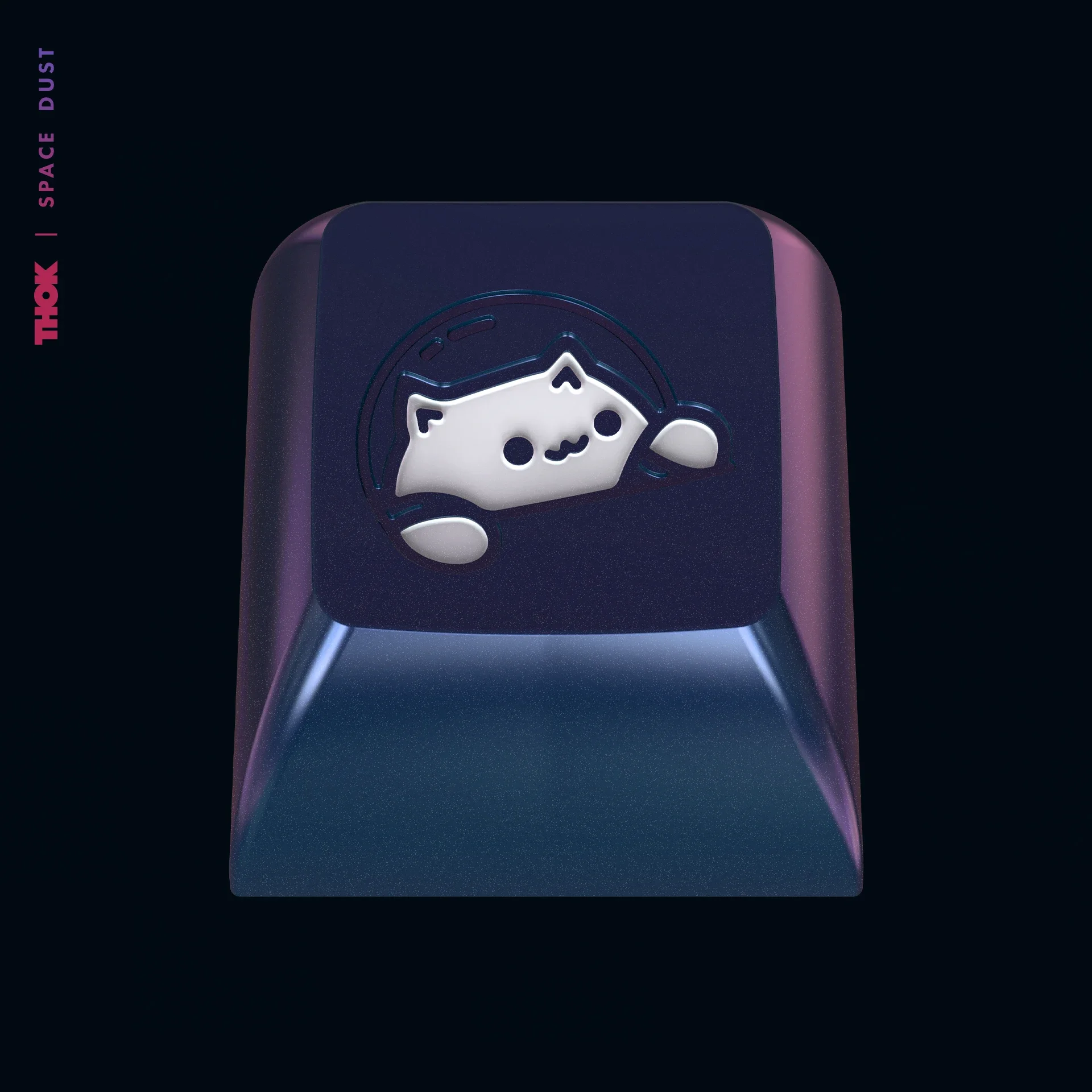 

GMK-Space Dust Chameleon Personality Art Metal Copper Keycaps