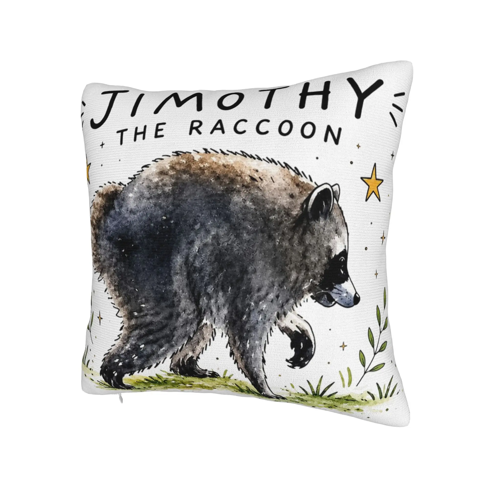 Jimothy Raccoon Pillowcases Product Soft Cushion Cover Gift  Pillow Case Cover Home Multiple Sizes