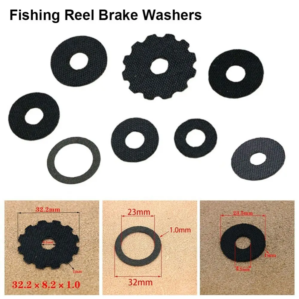1Pcs Neue Carbon Faser Angeln Reel Bremsscheiben 1mm Schwarz Drag Unterlegscheiben Fishings Werkzeuge Zubehör Für Baitcasting Trommel rollen