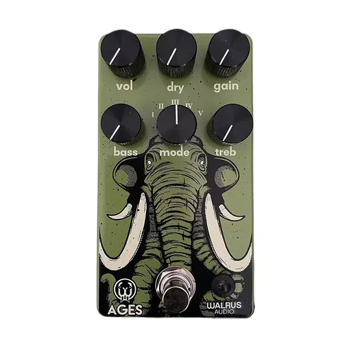 Pedal de efectos de guitarra LY-ROCK Walrus 5 en 1 Pedal Overdrive de rock multimodo