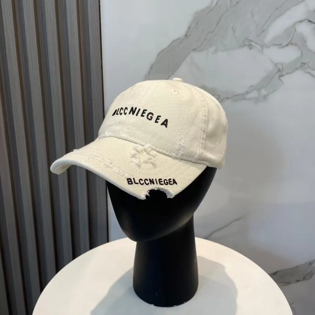 

BLCCNIEGEA High-Quality casual Trendy Fashion Adjustable Paris B Hat Outdoor Sun Protection Sports Baseball Cap Unisex