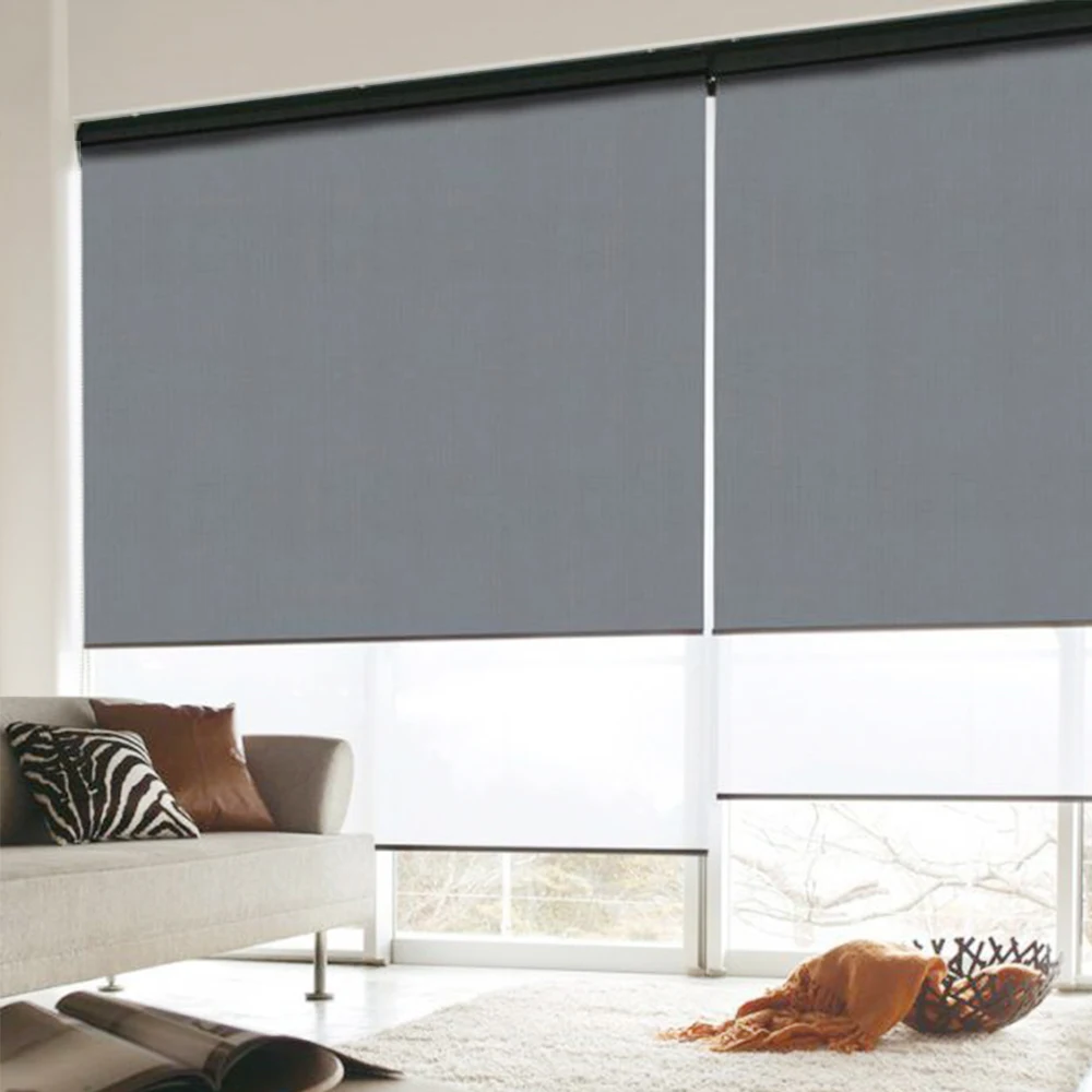 

High Quality Customized Electric Roller Blinds Durable Curtain Times Sunscreen Fabric for windows