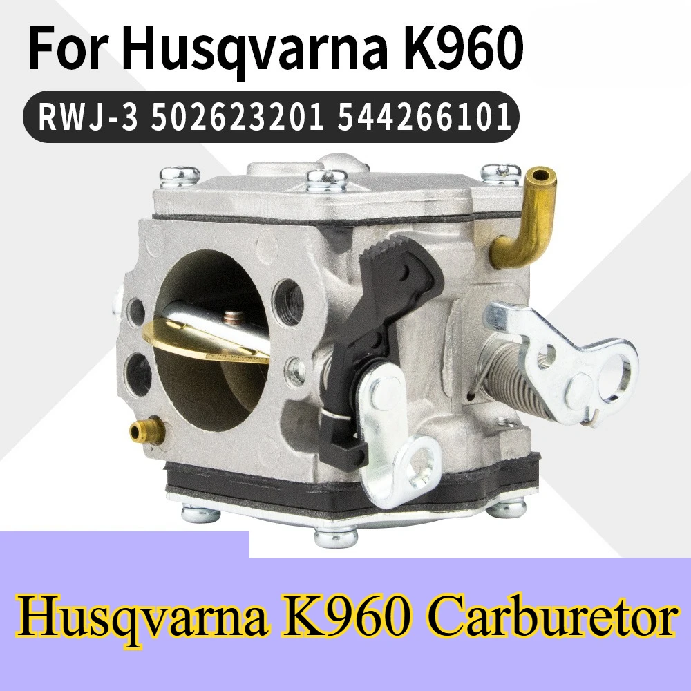 ل Husqvarna K960 المكربن RWJ-3 502623201 544266101 الكربون