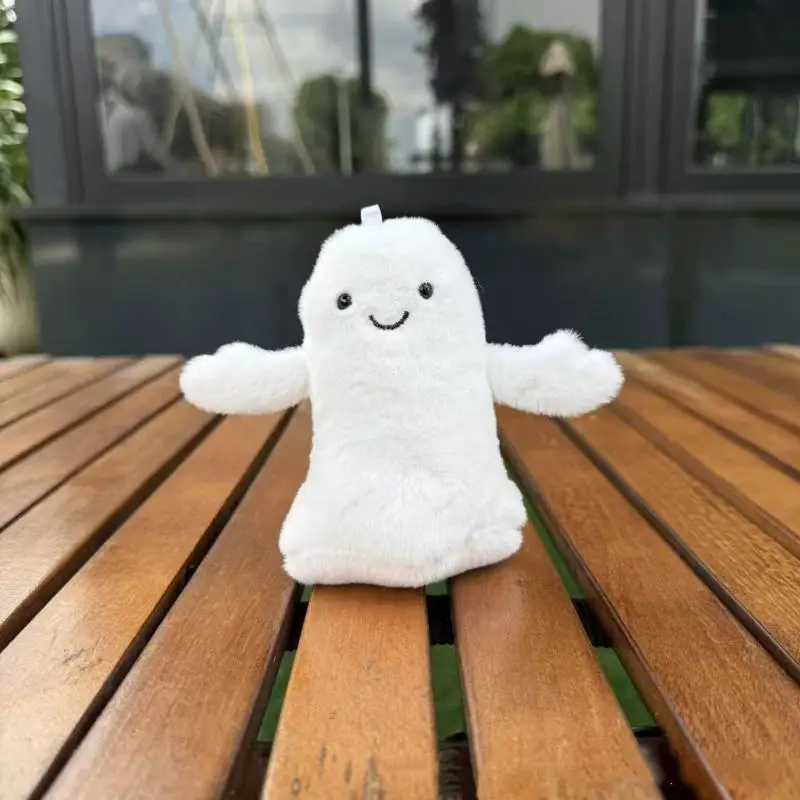 Fun Cartoon Halloween Skeleton Bat Plush Doll Pendant Keychain Creative Cute Backpack Accessories For Children Holiday Gifts