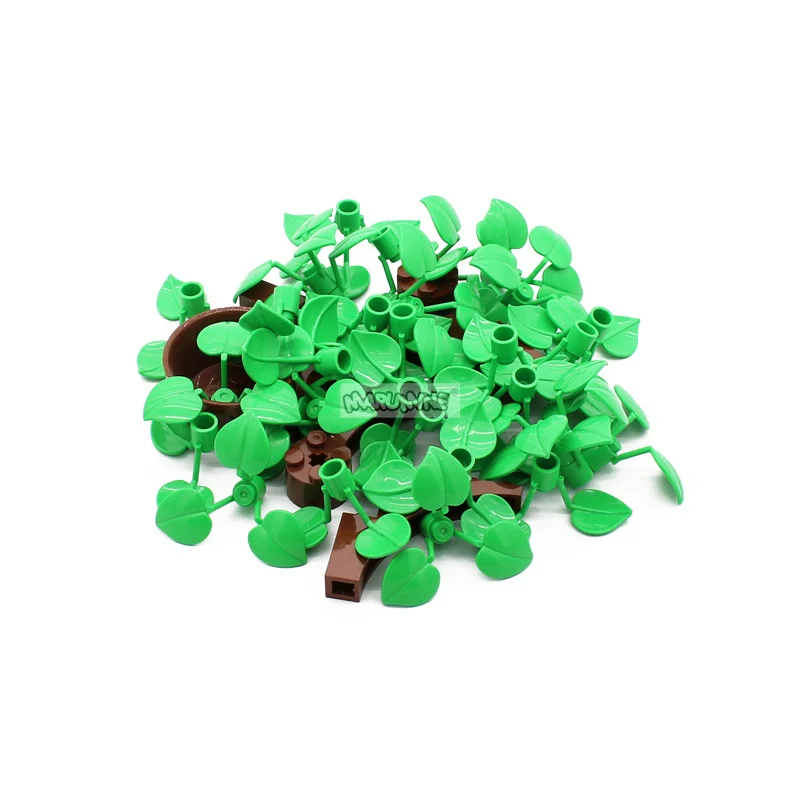 MARUMINE Plant Tree Grass Flower Animal City Accessories Building Blocks Garden DIY Compatible Toys MOC Model Bricks