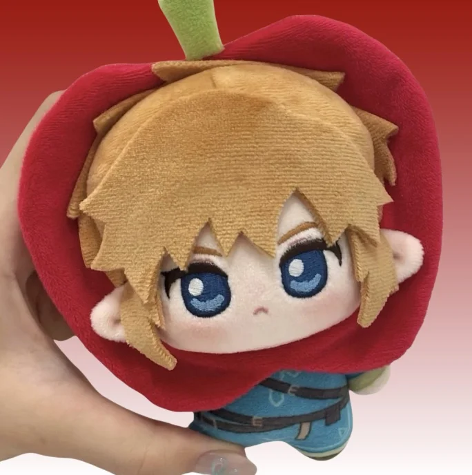 

10cm Game Role Link Printed Plush Doll - Stuffed Keychain for Fans Collection or Gift