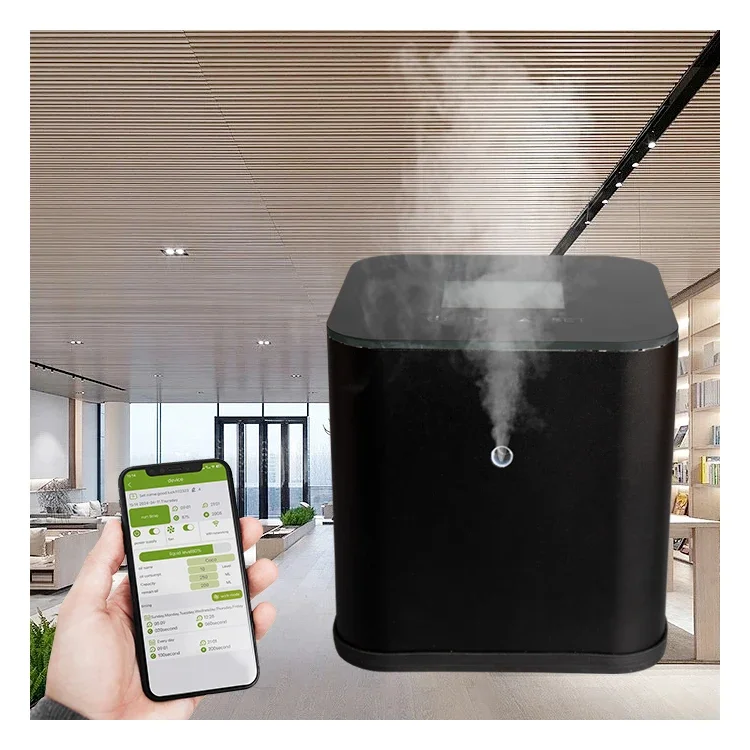 Factory Customized Smart Oil Scent Diffuser Machine Ce Electric Home Scent Bluetooth Essential Aroma Diffuser