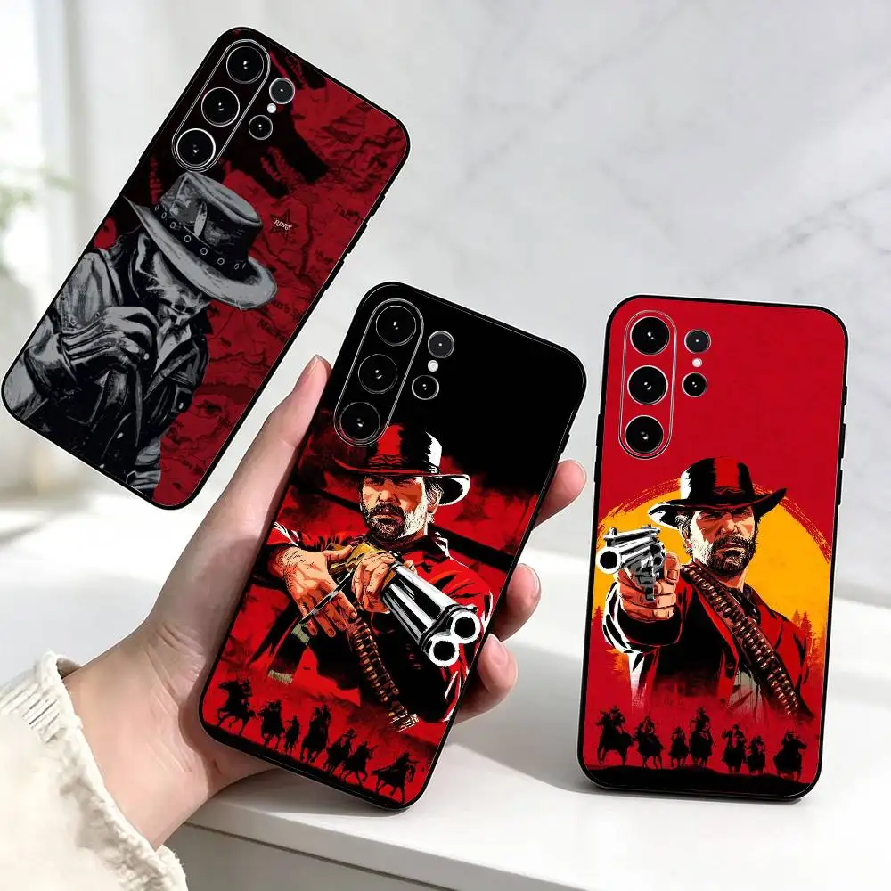 Red Dead Redemption  Phone Case For Samsung S26,S25,S24,S23,S22,S21,S30,Ultra,Plus,Fe,Lite,Note,10,Black Cover