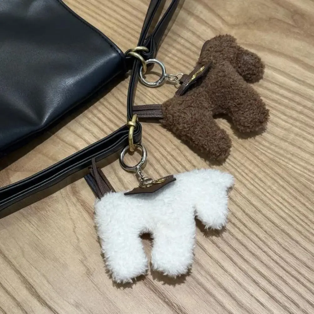 لطيف الحصان المفاتيح بولي Leather الجلود الدنيم القماش المهر قلادة ديكور معلق زودياك الحصان حقيبة التميمة قلادة ظهره الديكور #1