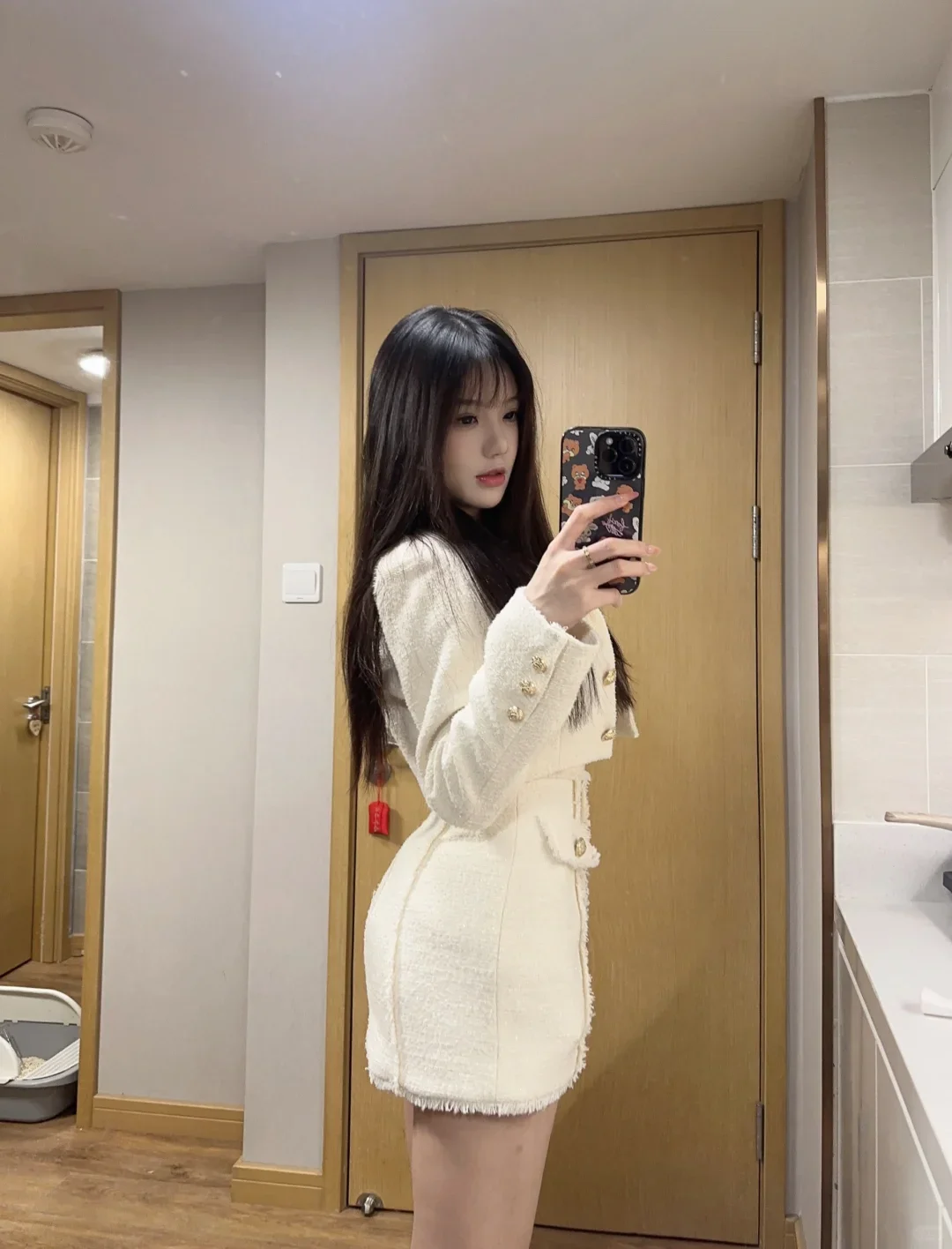 ชุดเซ็ต 2 ชิ้น สไตล์วินเทจฝรั่งเศส สำหรับผู้หญิง ดีไซน์พู่ห้อย เสื้อโค้ท+เดรสลำลองเอวสูง แฟชั่นเกาหลีสุดชิค ยอดนิยมในฤดูใบไม้ร่วง