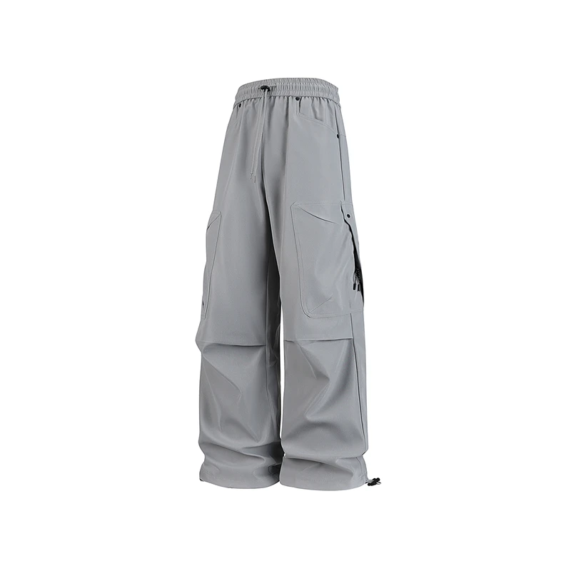 2025 بنطال فضفاض مناسب للرجال ربيع الخريف وصول جديد ملابس العمل السراويل ex العلامة التجارية العصرية مرونة الخصر السراويل الطويلة