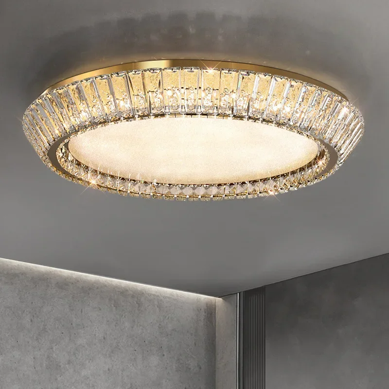 Luxury Crystal Ceiling Pendant Lamp Bedroom Chandelier Ceiling Light Fixture Lighting for Living Room Dining Room Chandeliers