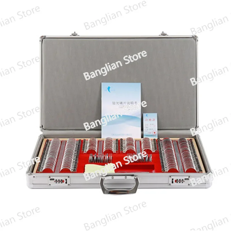 Trial Lens Set 266 Pcs Lens Evidence Box Aluminum Rim A Class Quality Aluminum Case