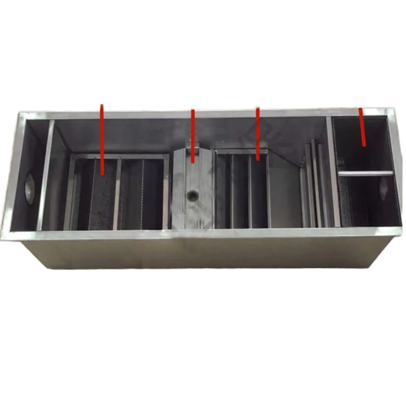 Yuzu filter kitchen catering oil-water separator 304 stainless steel sedimentation tank pressure vessel 0.5 tons/hour