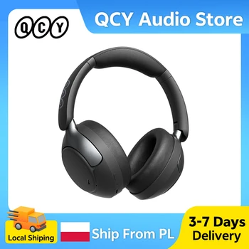Słuchawki nauszne QCY H3Pro ANC Bezprzewodowe Bluetooth Hi-Res LDAC z obsługą przestrzennego dźwięku -50dB Aktywna redukcja szumów