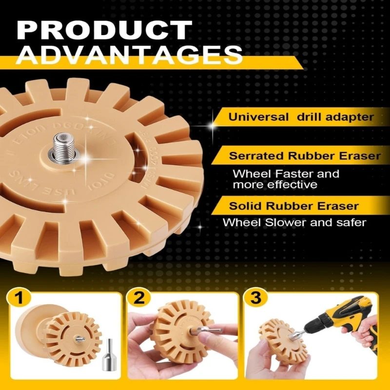  Reliable Adhesive Cleaning Wheel Designed For Smooth Paint Safe Cleaning