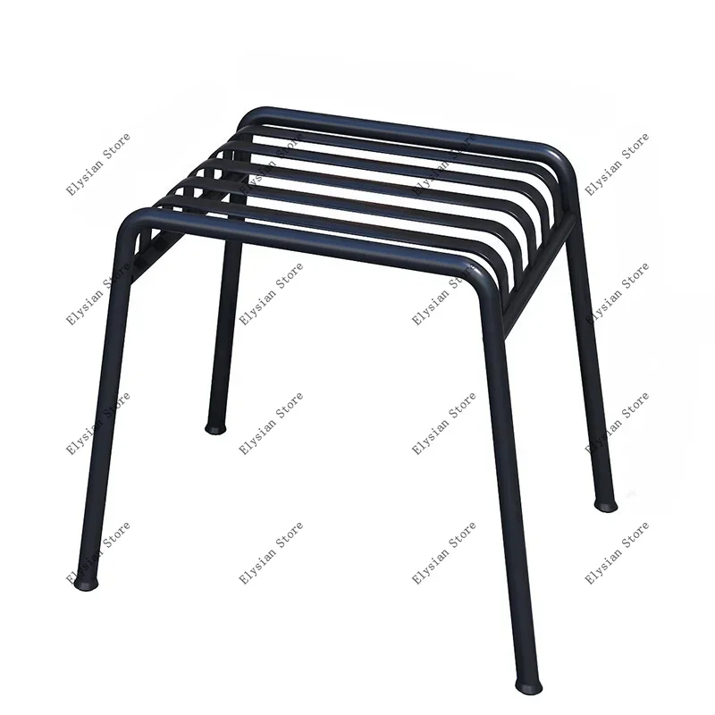 Balcony Wrought Iron Outdoor Table and Chair Set Courtyard Milk Tea Shop Bar Simple Rust-proof Leisure Garden Furniture