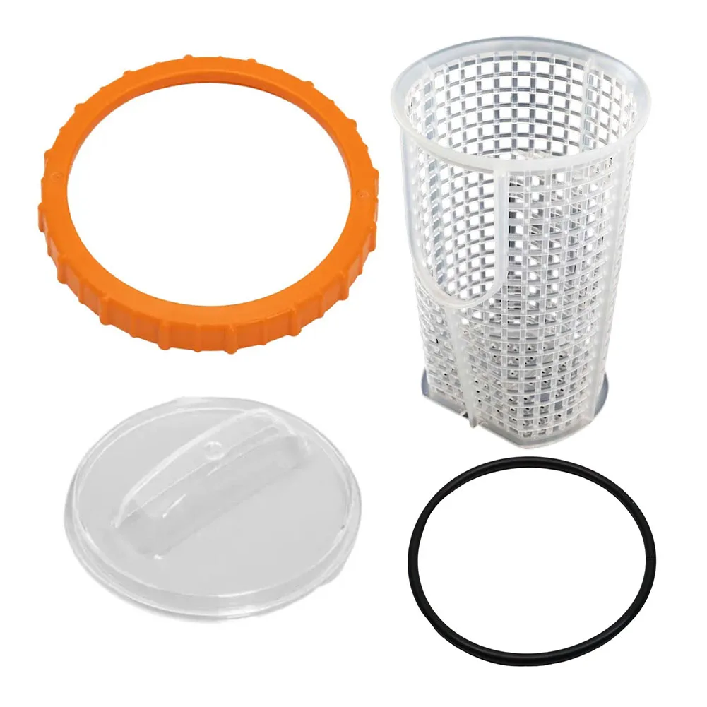 Sand Filter Pump Replacement Kit Includes Nut Lid Basket and Gasket Compatible with Pool Models 58486 58497 58499
