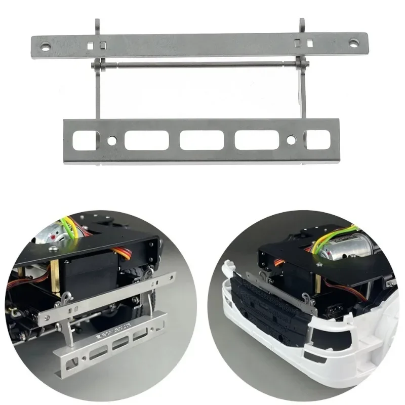 

Model For Tamiya 1/14 For Scania 770S Upgrade Front Swivel Bracket Flip Hinge