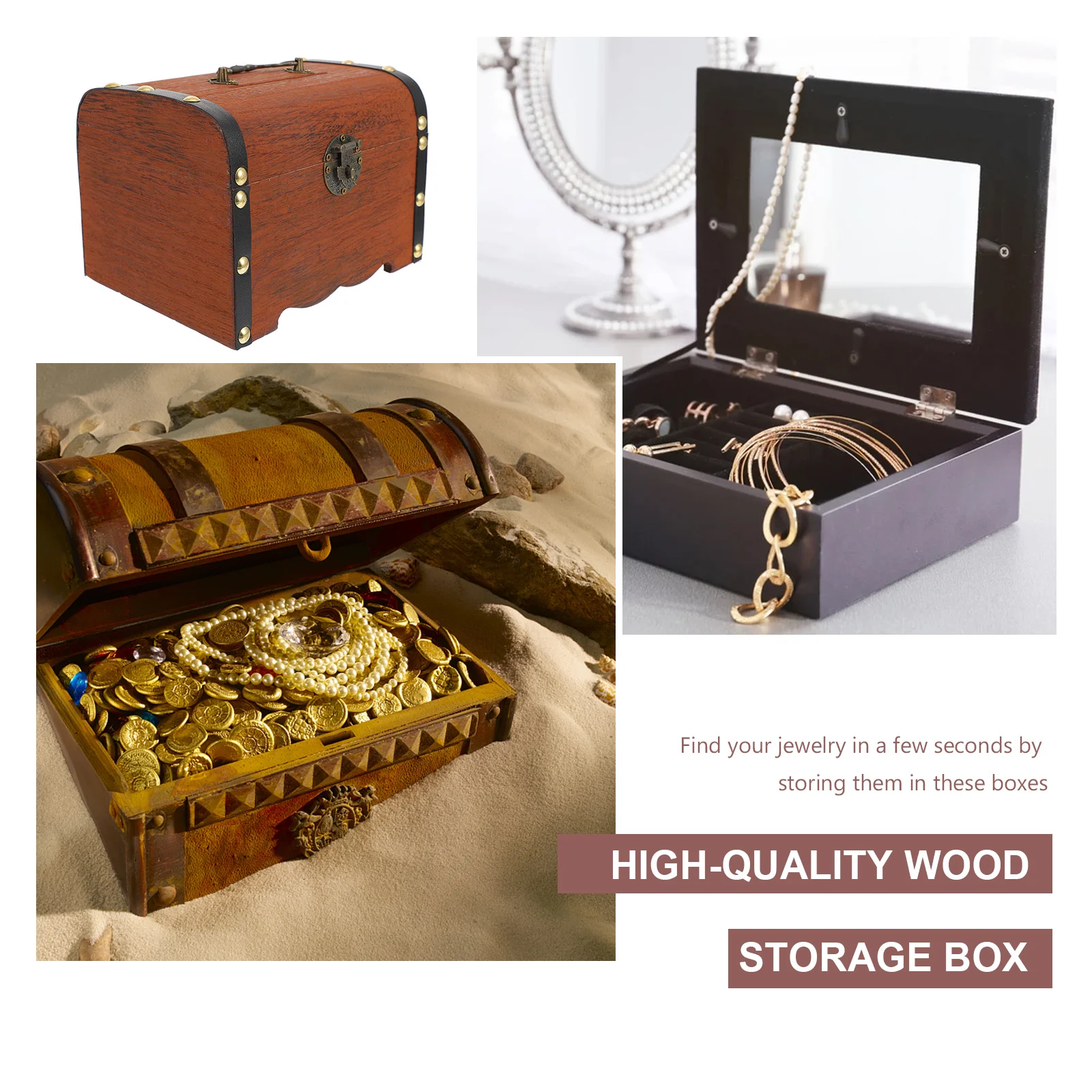 

Vintage Wooden Piggy Bank with Lock Retro Storage Box for Home Decoration and Money Management Storage Box with Lock