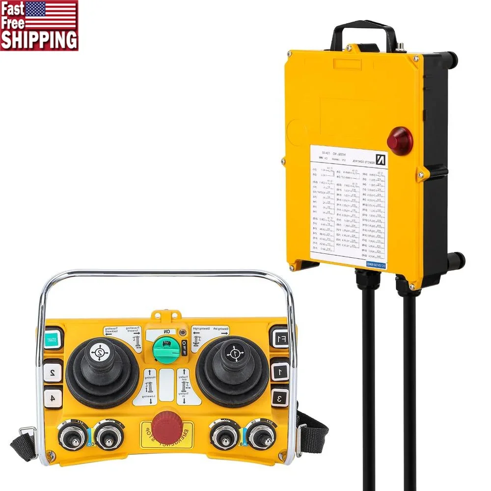 

Wireless Crane Remote Control with Dual Joysticks Efficient Lifting Operations