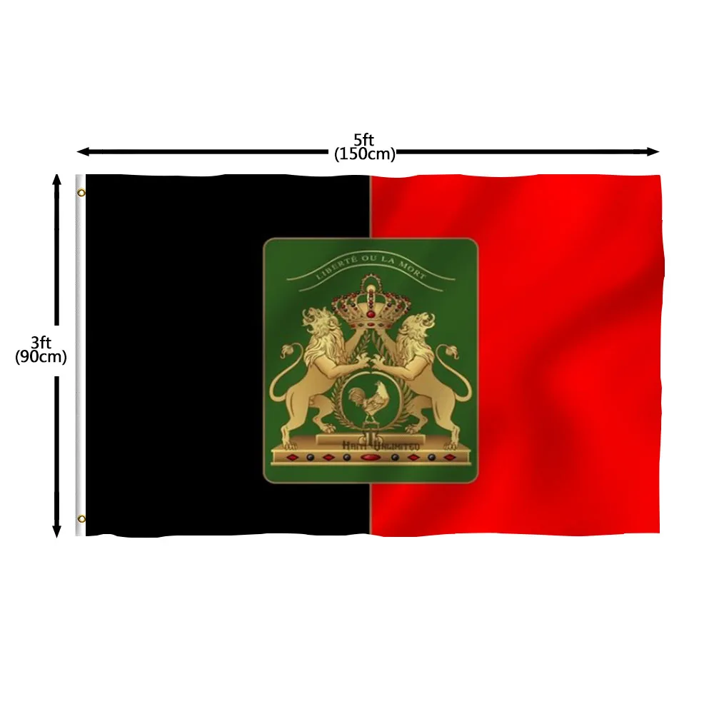 Flagicts 100% Polyester Haitian Independence Flag