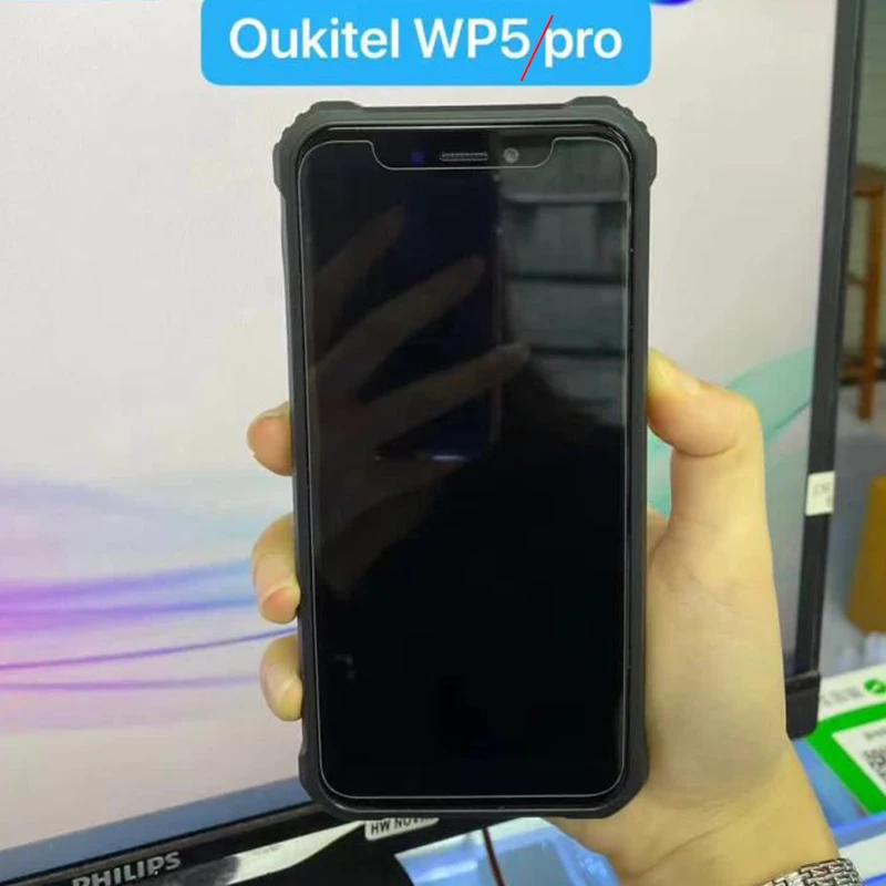 2 قطعة Oukitel WP5 Pro الزجاج المقسى واقية على WP5Pro 5.5 "واقي للشاشة فيلم غطاء الهاتف