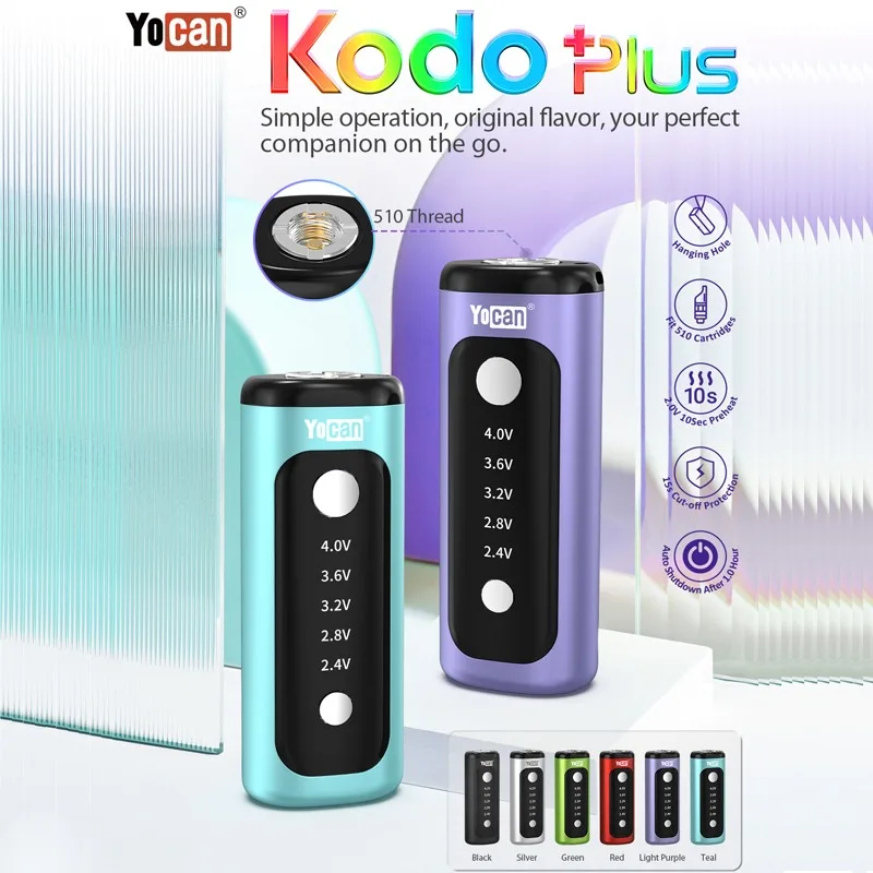 Yocan Kodo Plus 510 Vape Mod 900mah Type-C vape mod for vape mods - related product image
