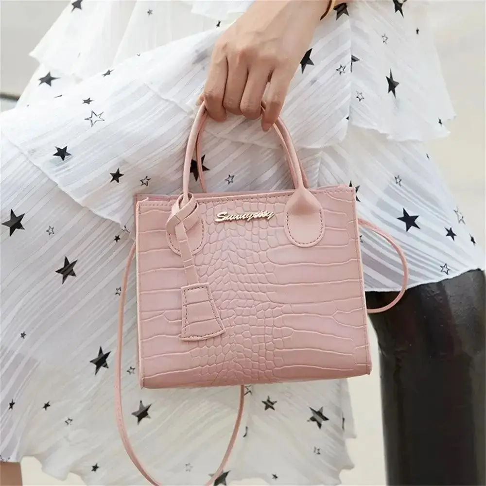 

Armpit Bag PU Leather Women Handbag Square Small Clutch Female Shoulder Bag Crocodile Pattern Fashion Crossbody Bag Ladies