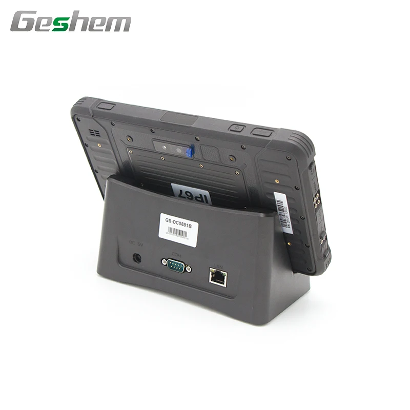 ZXY Geshem 8 بوصة Win10 LF HF UHF RFID 4G LTE جهاز لوحي صناعي متين #5