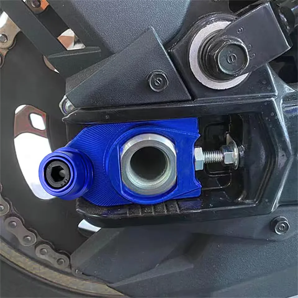 For SYM MAXSYM TL 500 TL 508 New Motorcycle Chain Adjustment Block Frame swingarm Spools sliders Rear Wheel Axle Stand Hook Set
