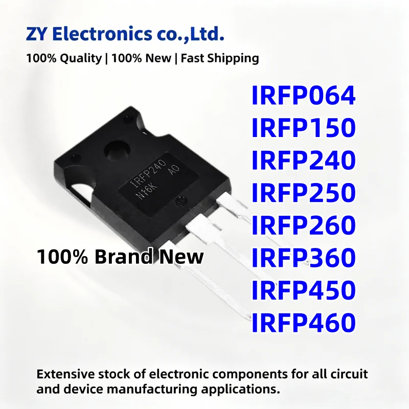 5PCS New IRFP064 IRFP150 IRFP240 IRFP260 IRFP250 IRFP360 IRFP450 IRFP460 TO-247 MOS Transistor