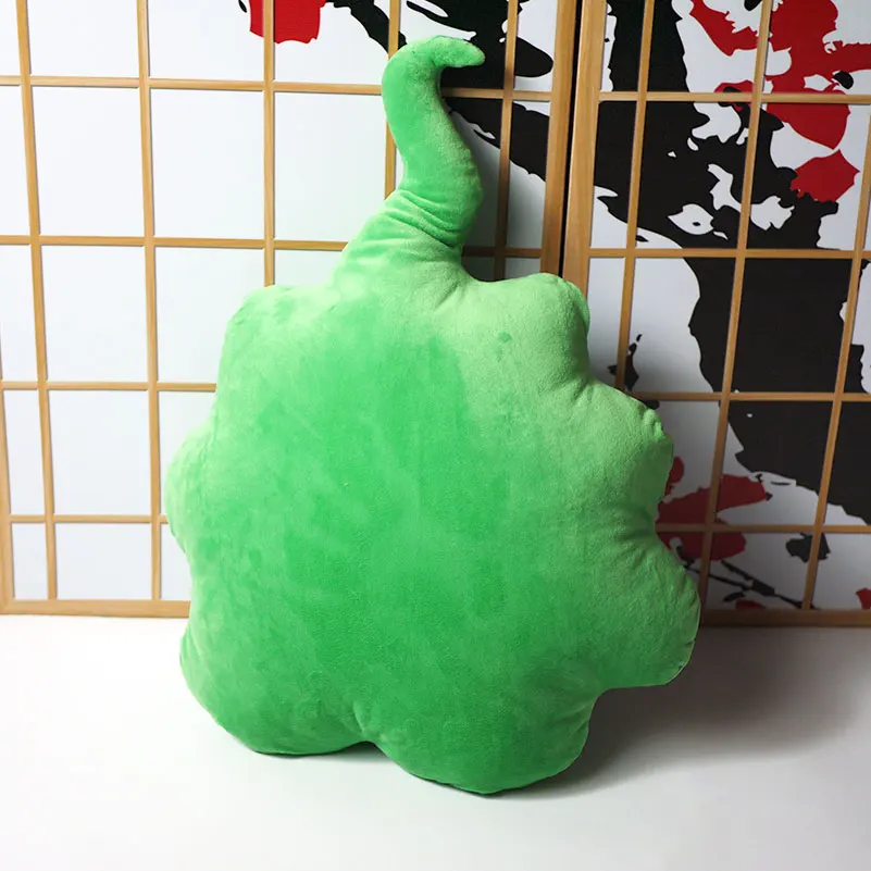 الغوغاء النفسي 100 الدمل تأثيري الدعامة 50 سنتيمتر الارتفاع الأخضر لينة لطيف الكرتون محشوة التميمة