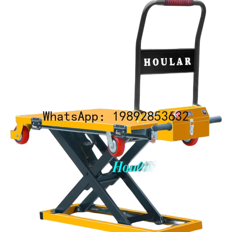 BF Portable Electric Hydraulic Lifting Forklift for Carriage and Unloading with Scissor Forks