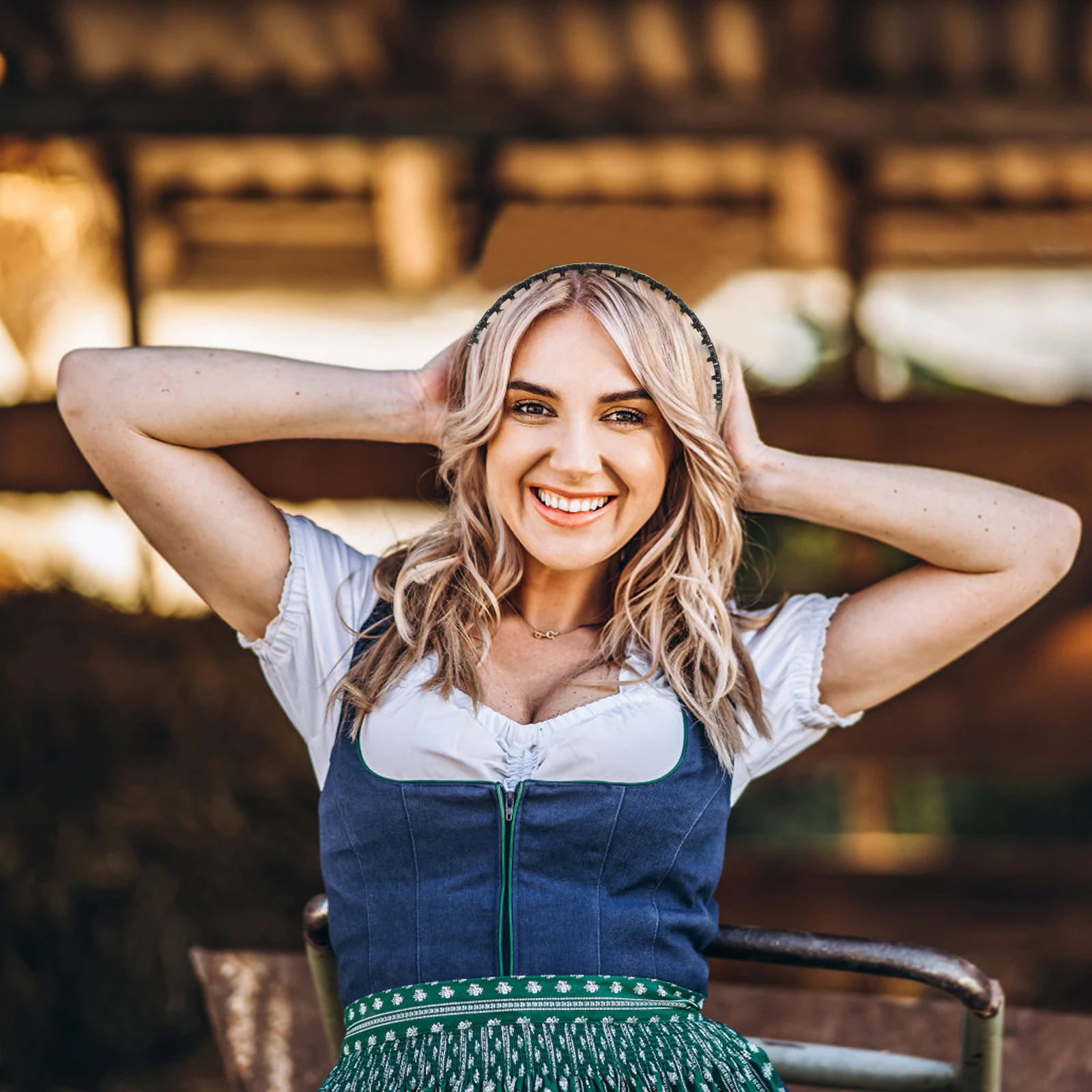 

6pcs Anti-slip Hairbands Lightweight Plastic Headbands for Women Girls Sports Daily Banquet Wedding Party Photo Hairstyling