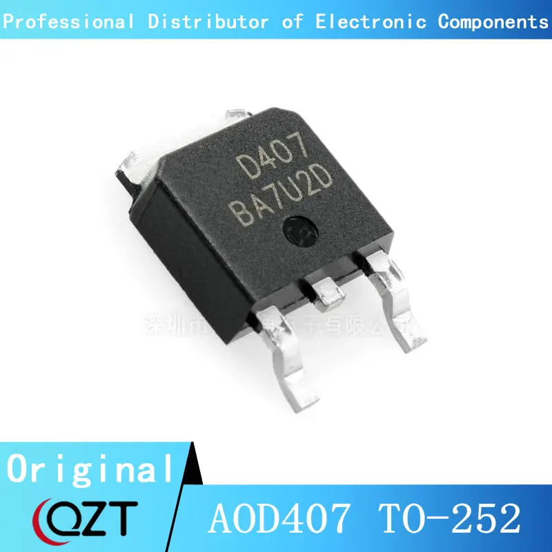 

10pcs/lot AOD407 TO252 D407 12A 60V TO-252 chip New spot