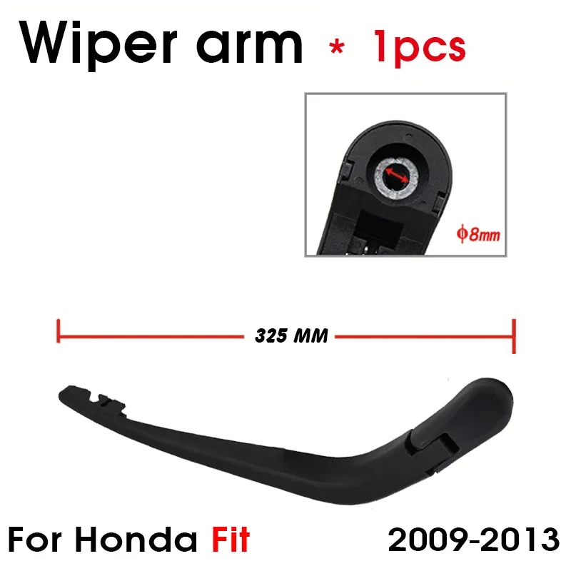 BEMOST Car Rear Windshield Wiper Arm Blade Brushes For Honda Fit 2009-2013 325MM Hatchback Windscreen Auto Accessories