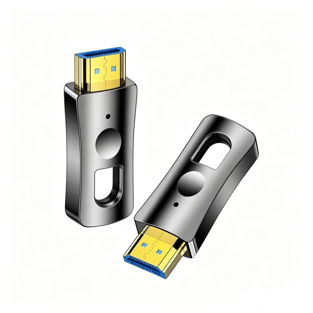 HDTV A to D Type Micro Hdtv Adapter Converter Standard HDTV to Micro HDTV Connector 1Pcs 2Pcs for HDTV 2.1 Fiber Optic Cable