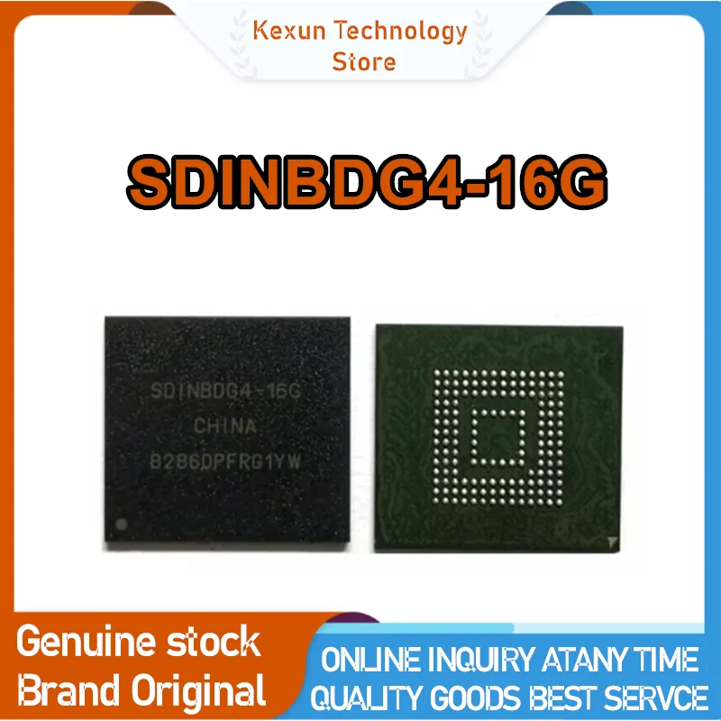 SDINBDG4-16G 16G Flash emmc BGA153 0-10 V5.1 Font Library IC New Original in Stock