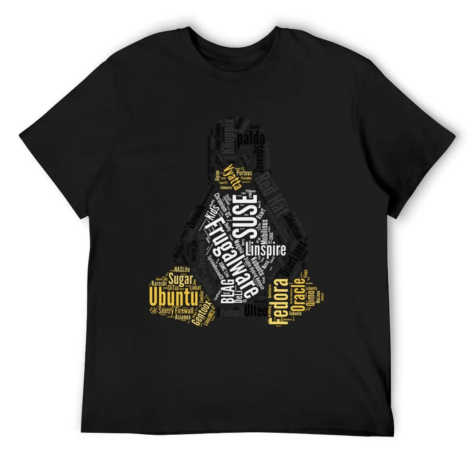 

Tux Typo T-Shirt quick-drying funny costumes fashion shirts designer t shirt men