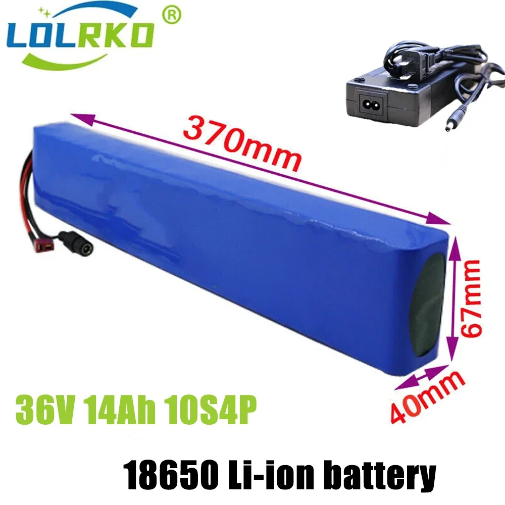 Li-ion Battery 36V 14AH Volt Rechargeable Bicycle 500W E Bike Electric Li-ion Battery Pack 36v Battery Electric Moped Scooter