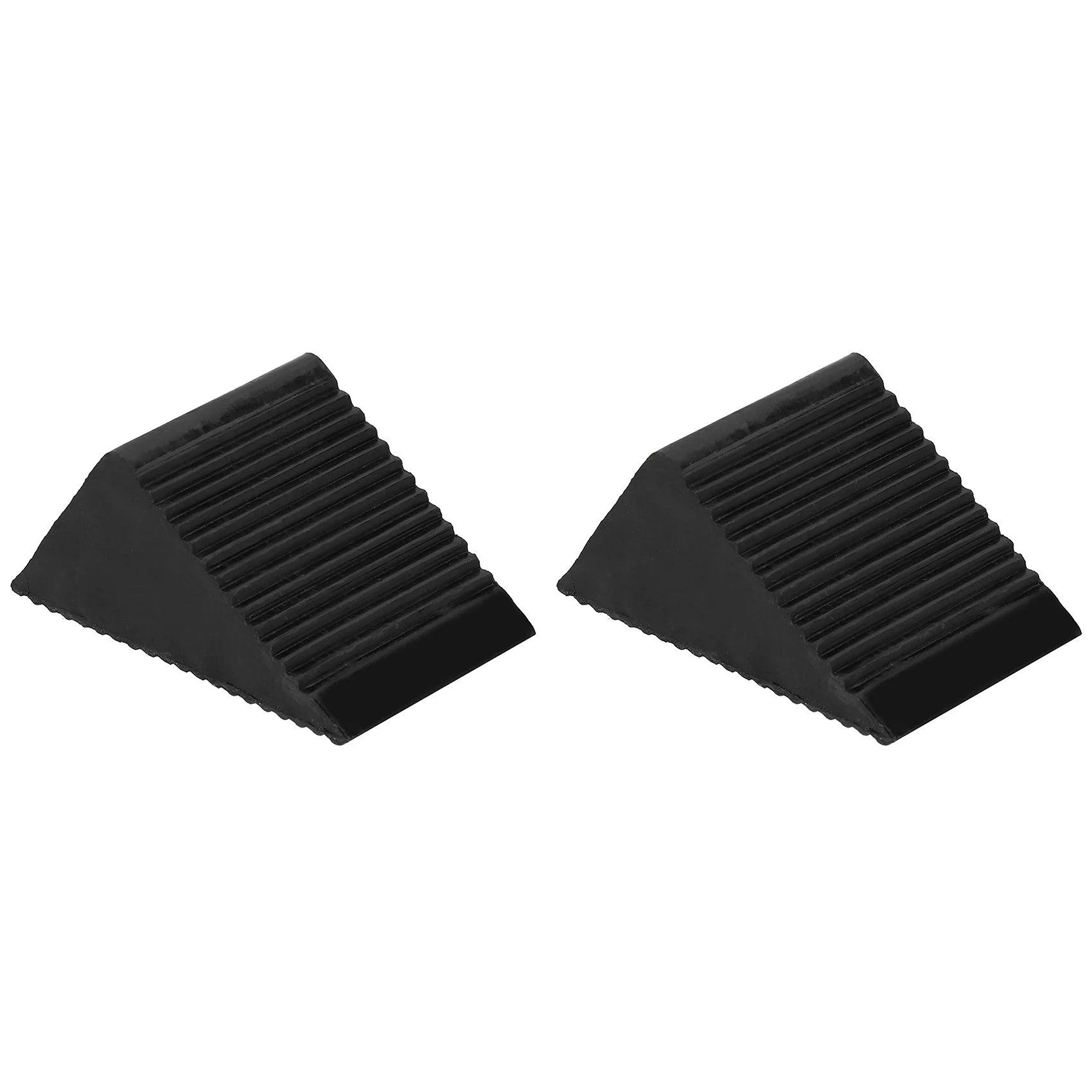 

​Small Wheel Chocks Skid Resist Rubber Chock Strength Car Stopper Wheel Stop Slider Block ​Pad Slope