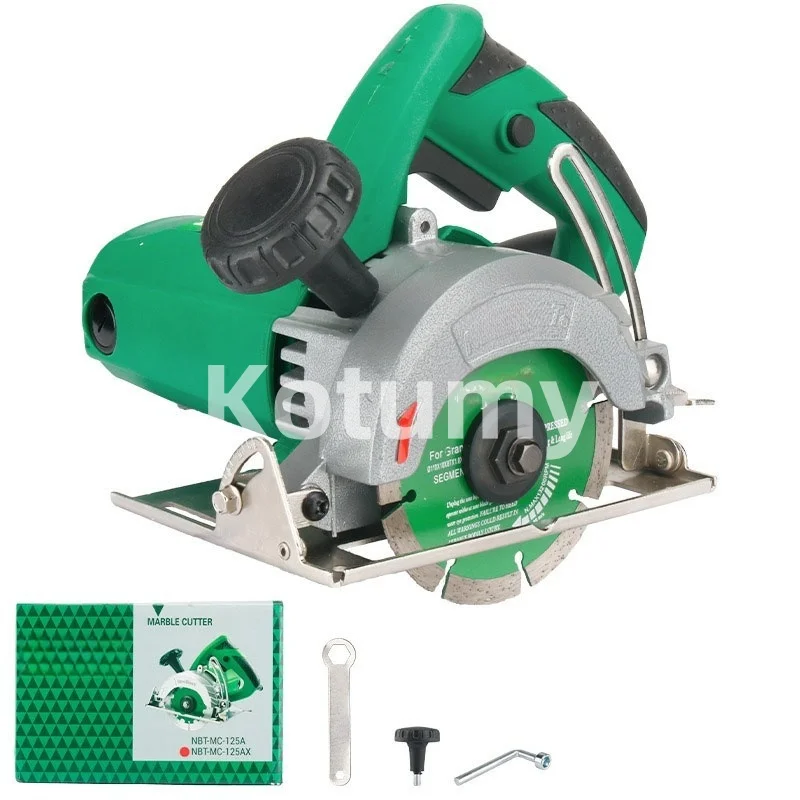 High Power Stone Cutting Machine, Marble Cutter with Multi Angle Arbitrary Cutting for Tile Stone Metal Wood