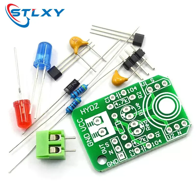 Hall magnetic Induction sensor magnetic detection pole resolver North and South detection module DIY learning kit