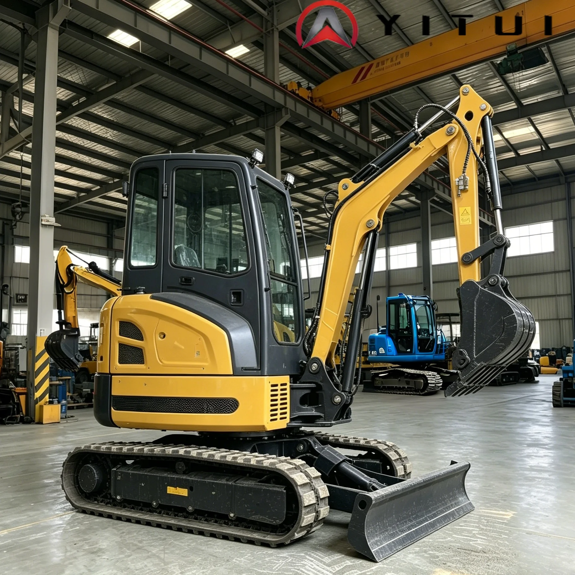 Customized 3.5 Ton Mini Excavator High Tonnage Small Digger Euro 5 Multifunctional Small-Scale Engineering EPA - view 3