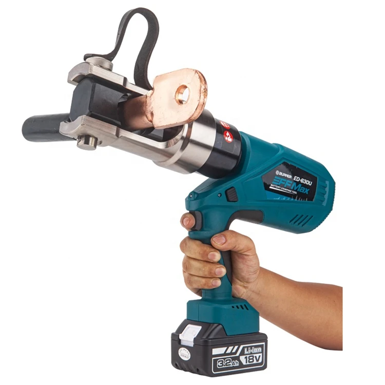 

ZUPPER ED-630U 630mm Battery Hydraulic Wire Crimping Tool in Electrical Without Jaws
