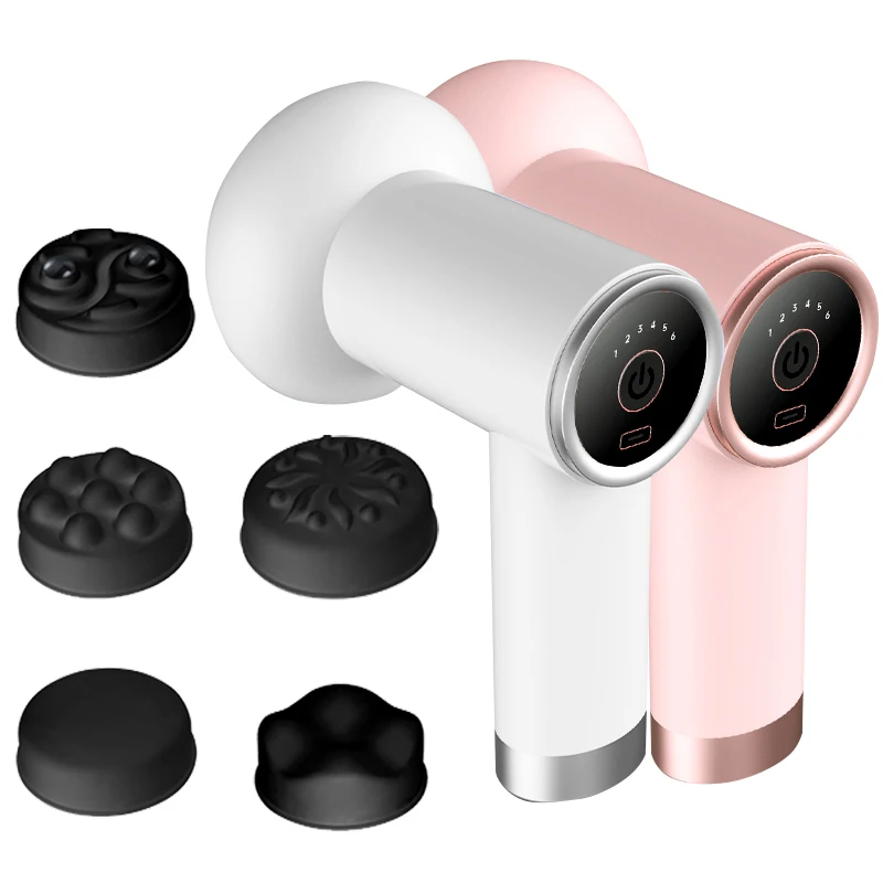 

Massage Gun Wireless Charging Fat Pushing Machine Handheld Portable Massage Stick Neck, Waist, Shoulder Kneading Pink White
