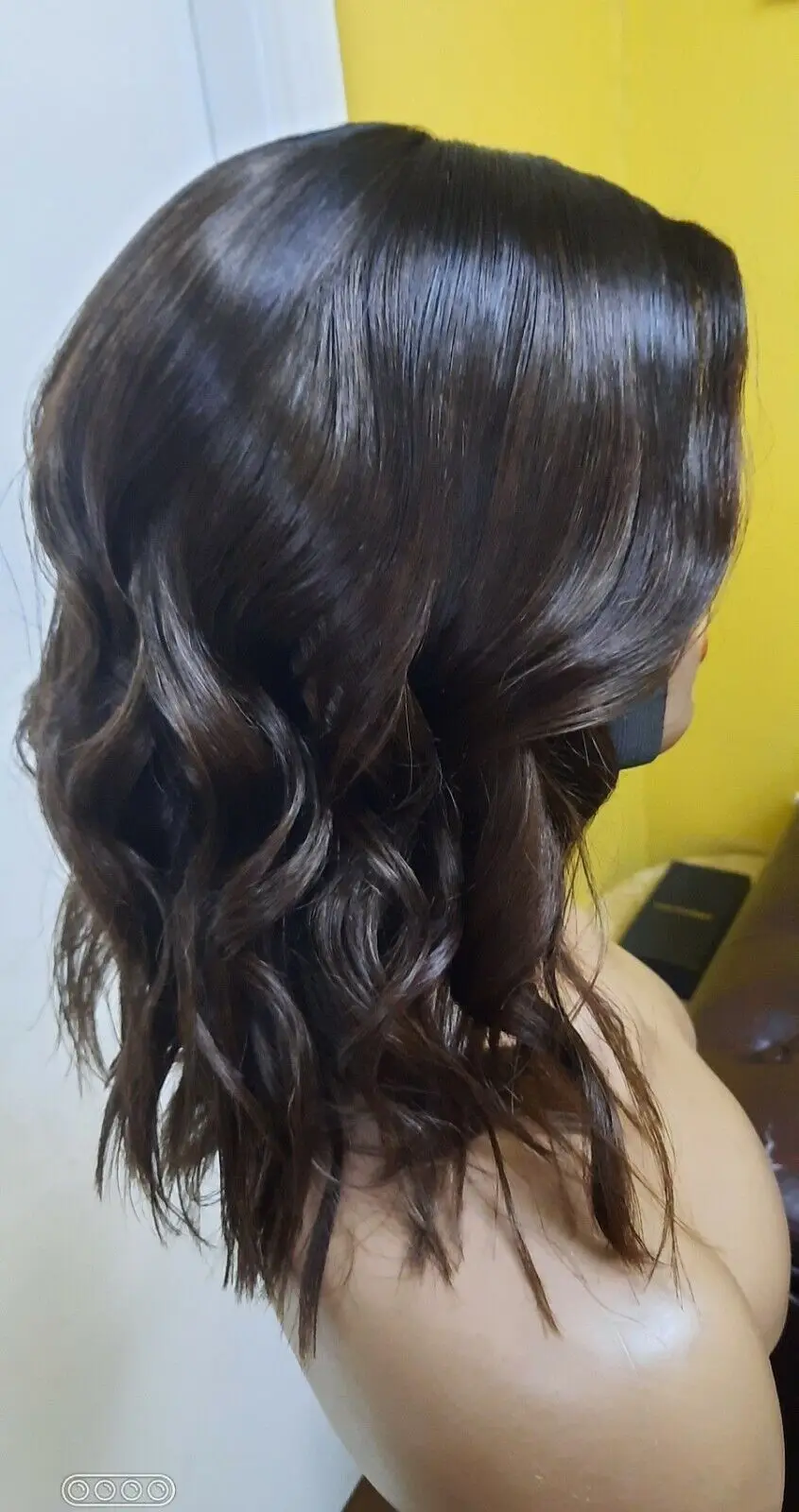 

100% Brazilian beach wave Lace closure 14" in Brown