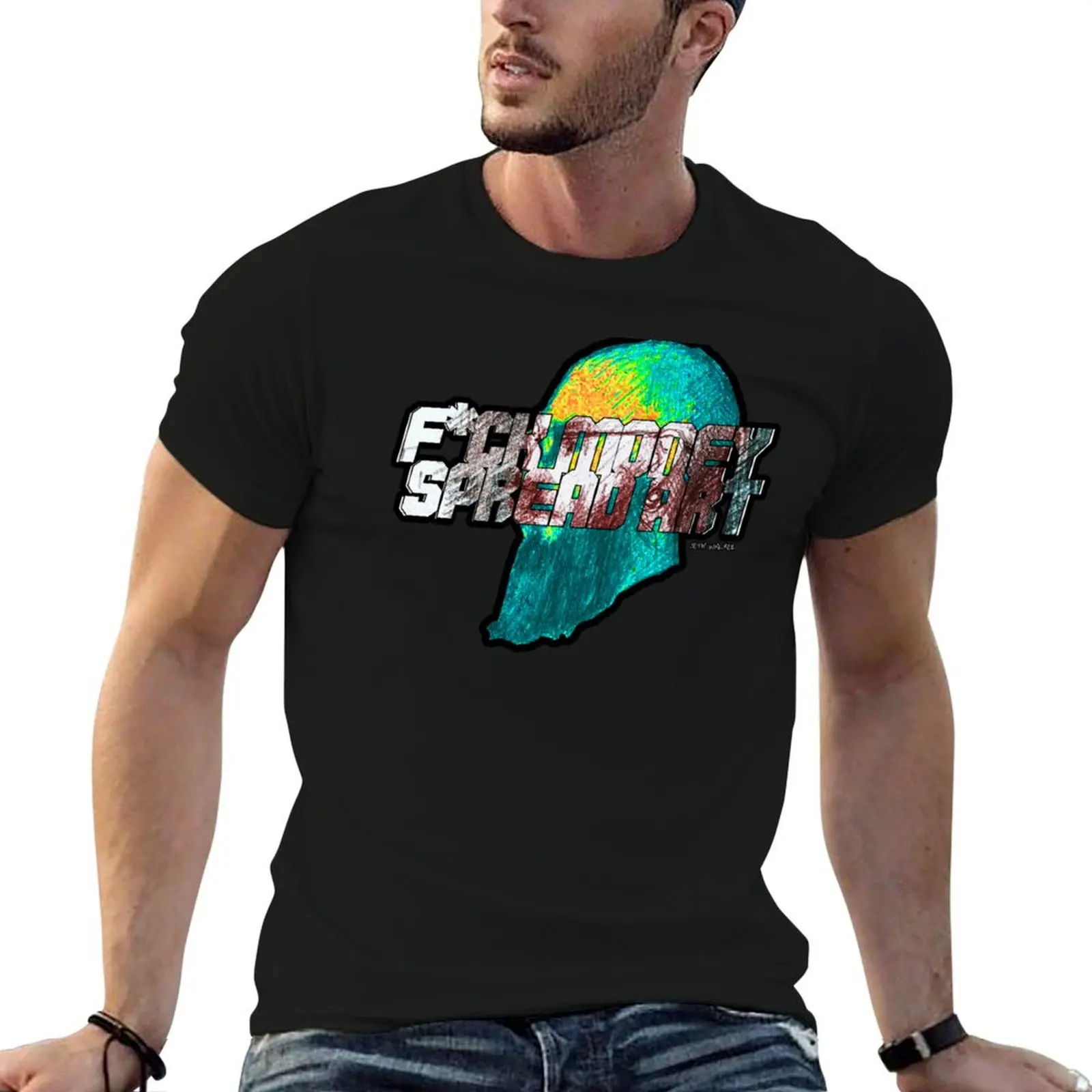 A SETH Fitted T-ShirtT-Shirt plus size tops oversized Men's clothing